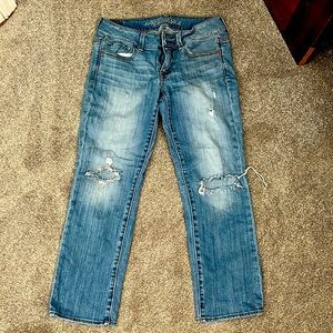 American Eagle Artist Crop Stretch Jeans